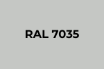 RAL 7035 Polyester stålplader kan fås i mange farver - her ses RAL 7035 - Grå
