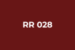 RR028 Polyester stålplader kan fås i mange farver - her ses RR 028 - Kirsebær rød